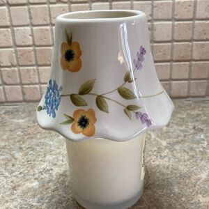 Floral Ceramic Candle Holder
